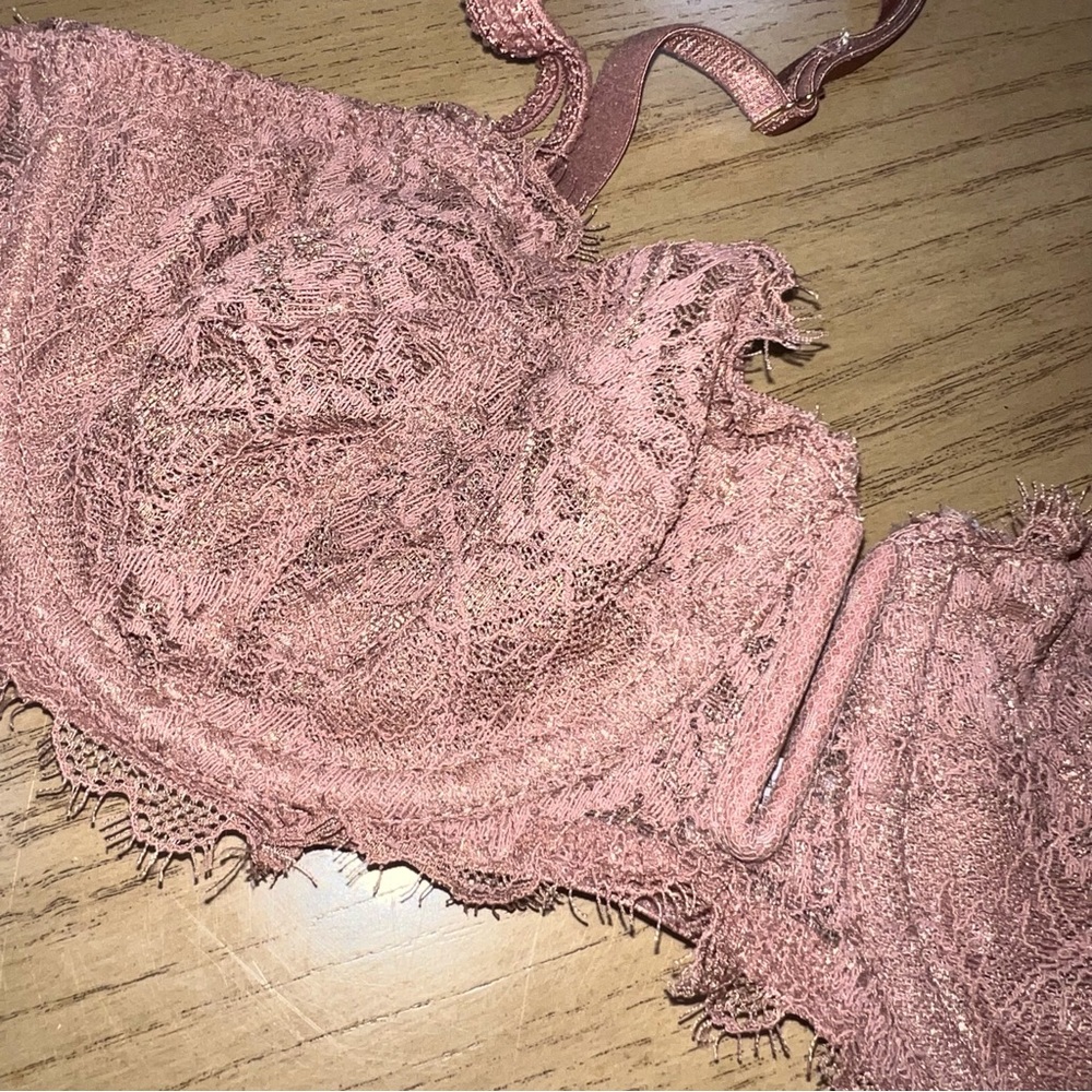 Victorias Secret Cherry Bra and Auden Lace Bra 34B - Picture 5 of 6
